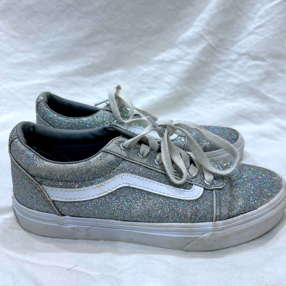 Vans Kids sz 4 glitter shoe